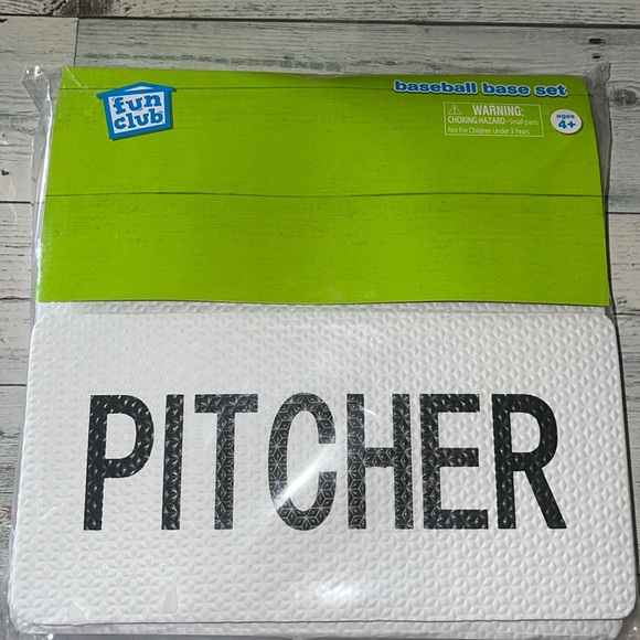 Fun Club 5 Piece Baseball Base Set NEW - Picture 1 of 4